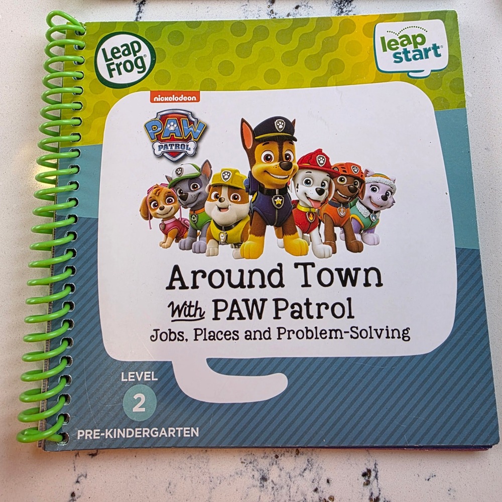 LeapFrog LeapStart Learning Books PAW Patrol Mr Pencil Activity Set - set of 4 - Picture 5 of 13